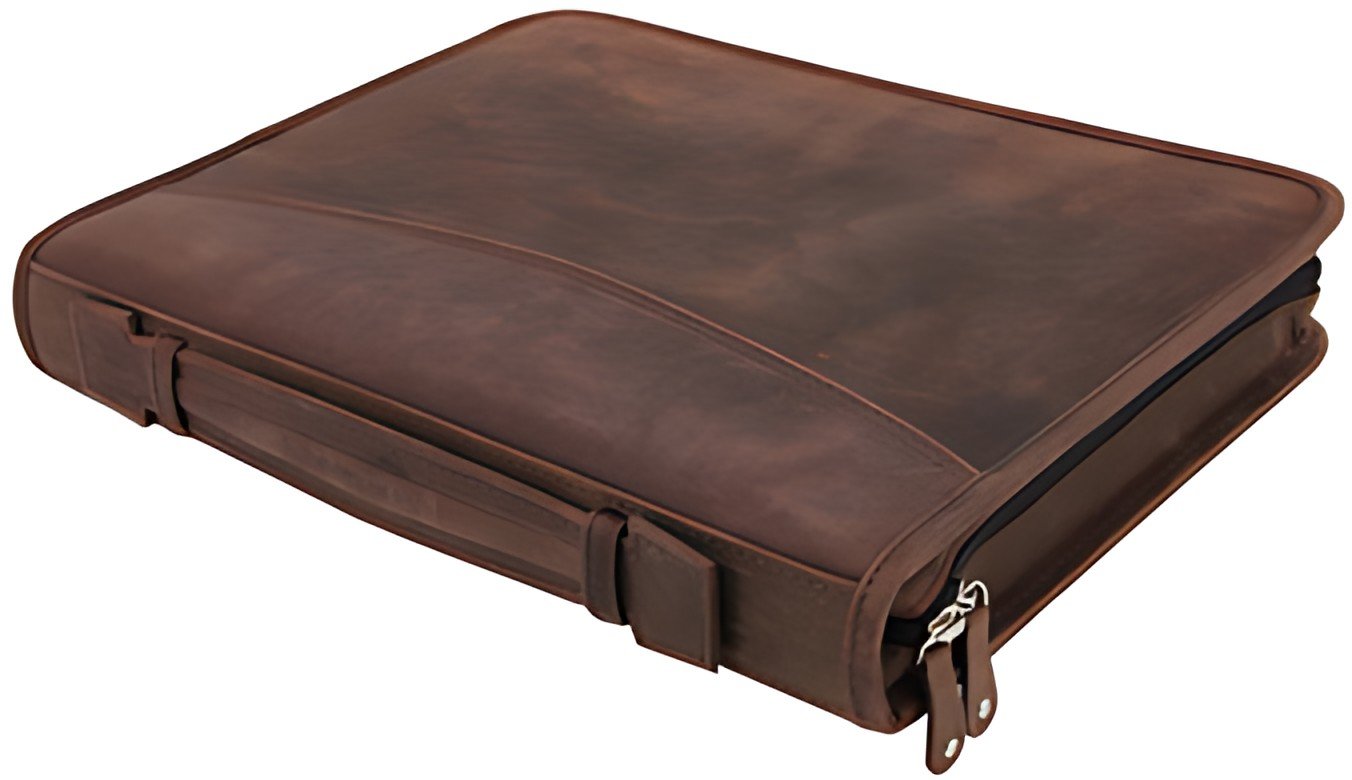 PRIDE&SOUL Serviette classeur VIGGO, A4, cuir, marron