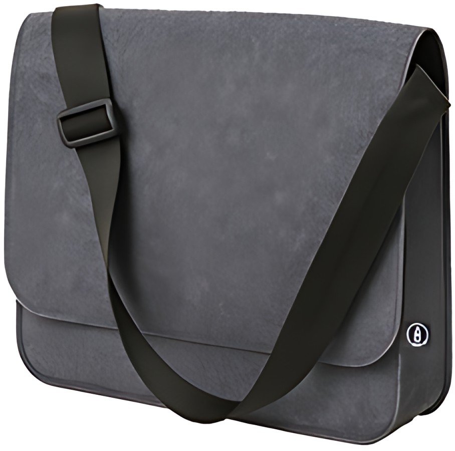 STOP Sacoche pour laptop, feutre RPET, gris foncé