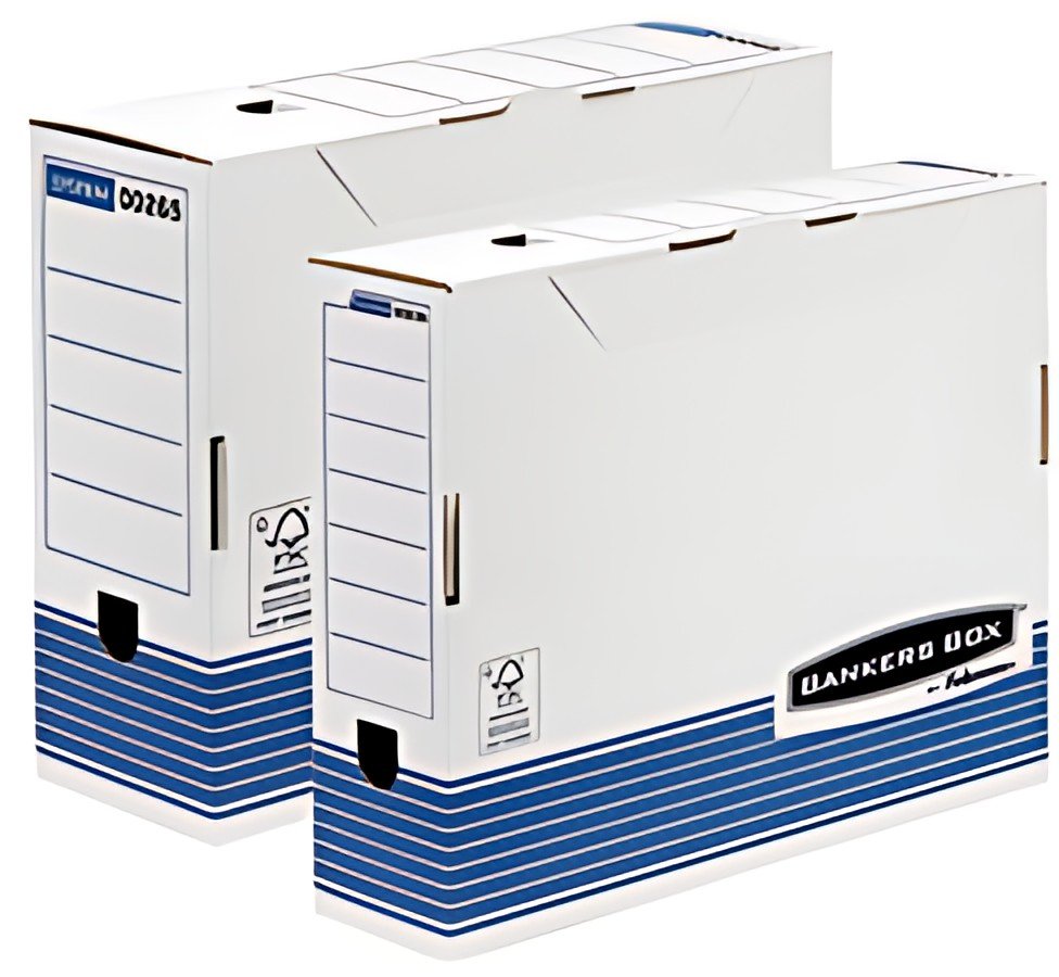Fellowes BANKERS BOX SYSTEM boîte d'archives, (L)150mm, bleu