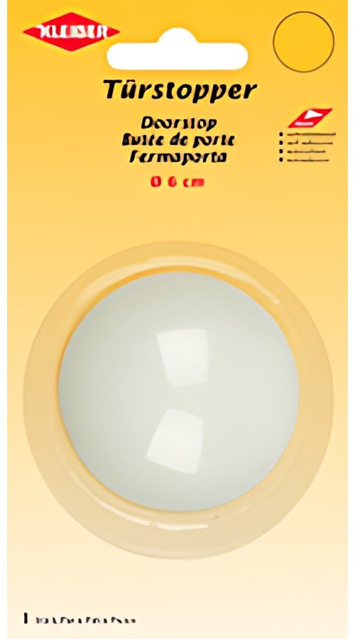 KLEIBER Butoir de porte, plastique, blanc