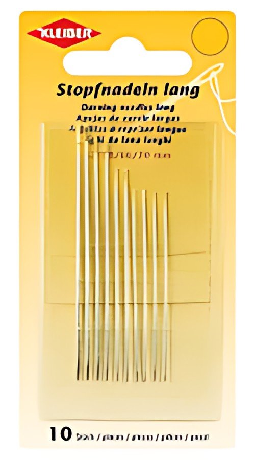 KLEIBER Set d'aiguilles à repriser, long, 10 pièces