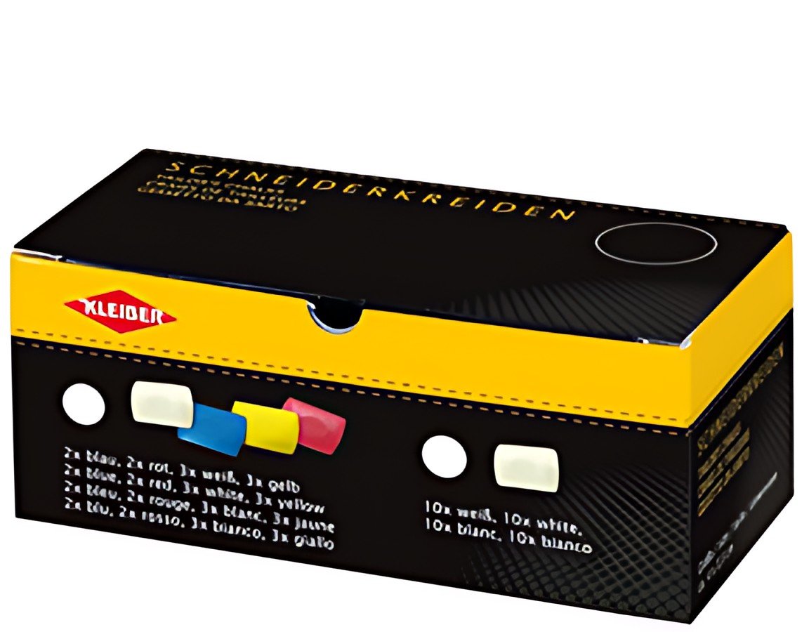 KLEIBER Craie de tailleur, set de 10, blanc