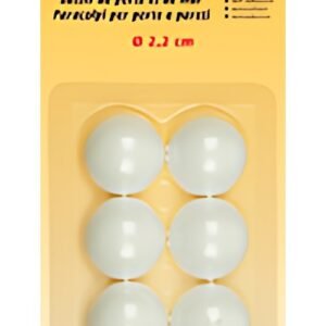 KLEIBER Butoir de porte et de mur, plastique, blanc