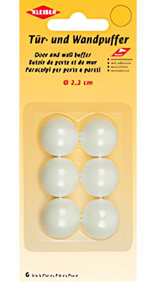 KLEIBER Butoir de porte et de mur, plastique, blanc