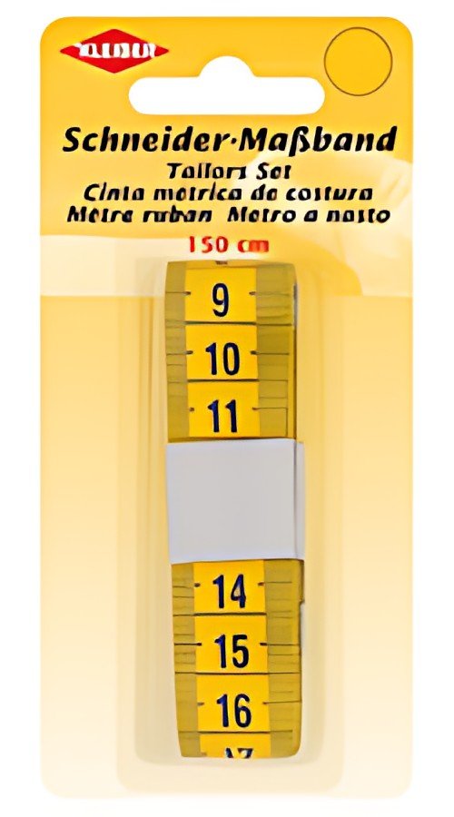 KLEIBER Mètre ruban, 150 cm, jaune
