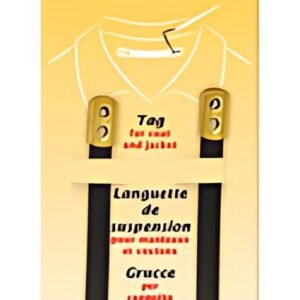 KLEIBER Bride de suspension pour manteau, similicuir, noir