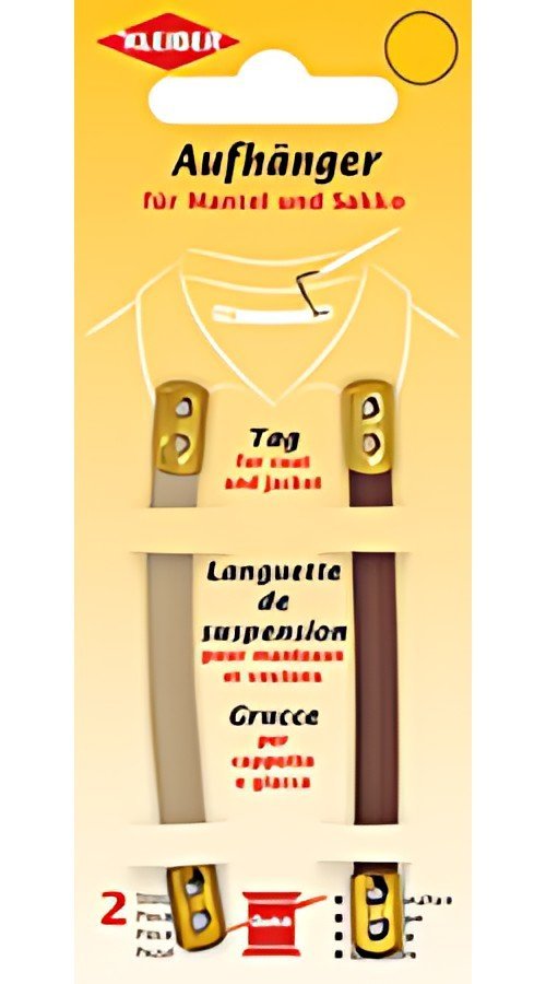 KLEIBER Bride de suspension pour manteau, marron / beige