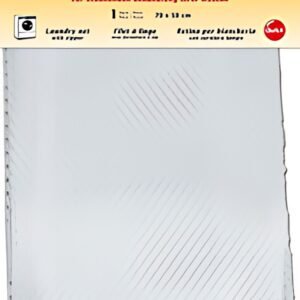 KLEIBER Filet à linge, fermeture à zip, 280 x 370 mm, blanc