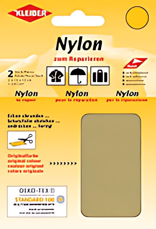 KLEIBER Pièce de réparation nylon, autocollant, beige