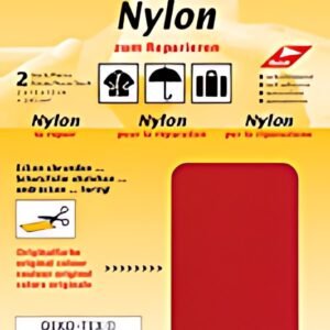 KLEIBER Pièce de réparation nylon, autocollant, rouge clair