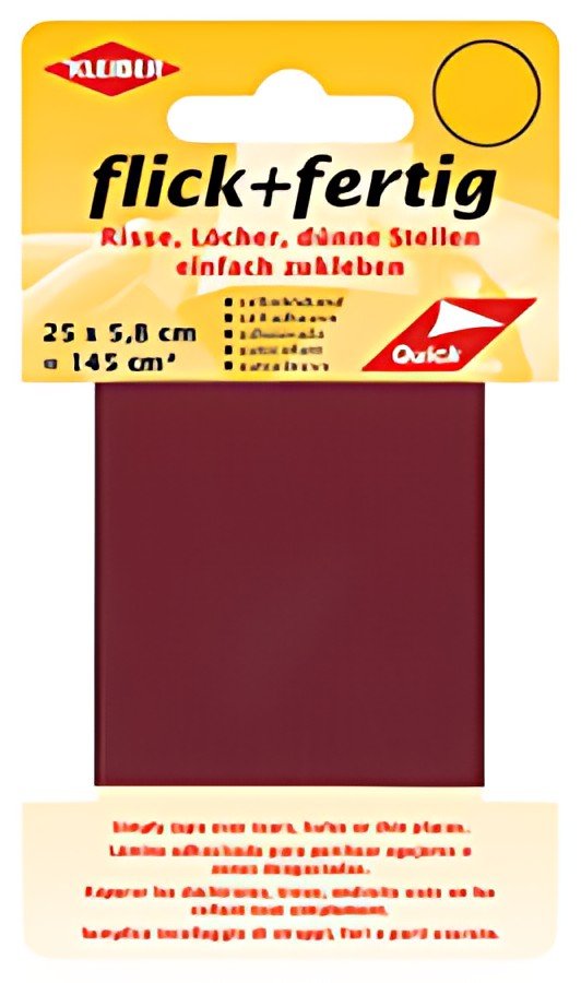 KLEIBER Set de réparation Flick + Fertig, rouge foncé