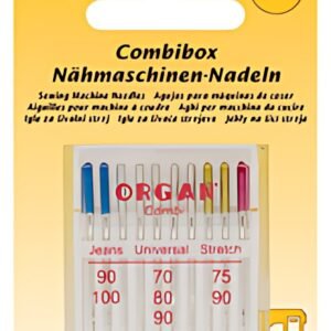 KLEIBER Aiguilles pour machine à coudre,boîte combinée de 10