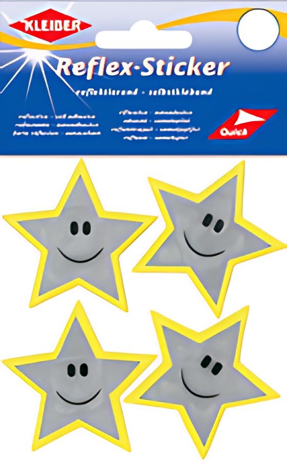 KLEIBER Sticker réfléchissant "Etoiles", argent