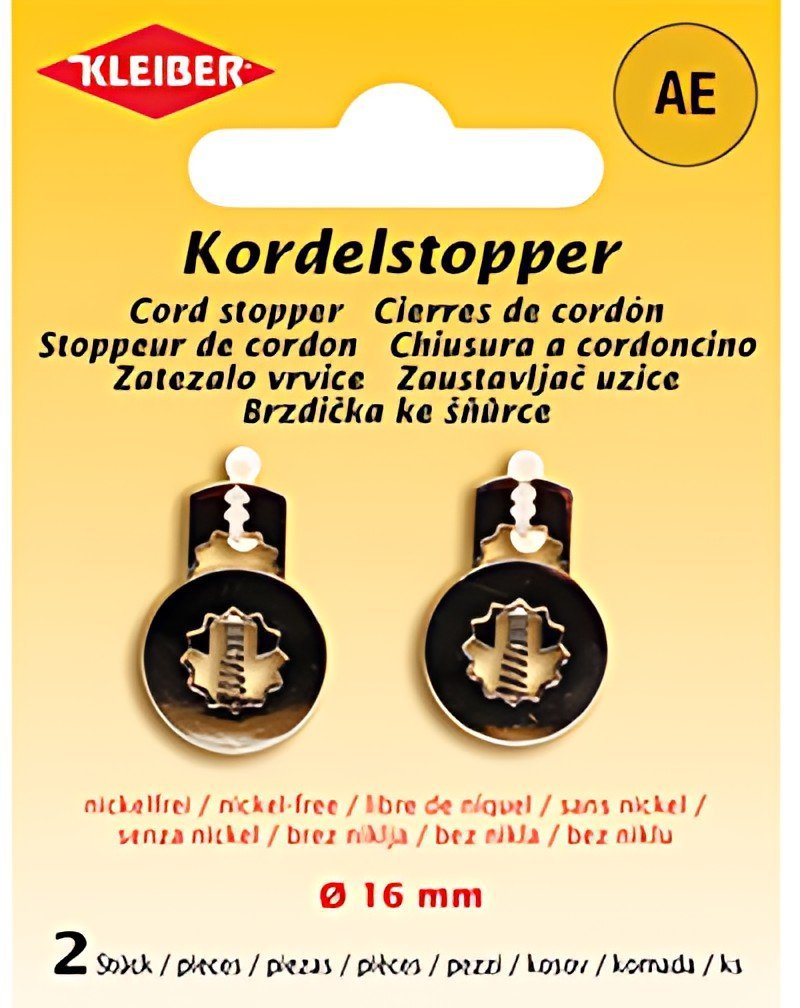 KLEIBER Stoppeur de cordon, métal, argent