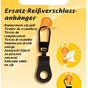 KLEIBER Tirette de remplacement pour fermeture à zip, noir