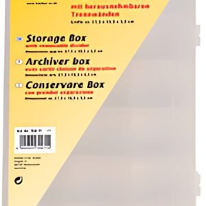 KLEIBER Boîte de rangement, 15 compartiments, transparent
