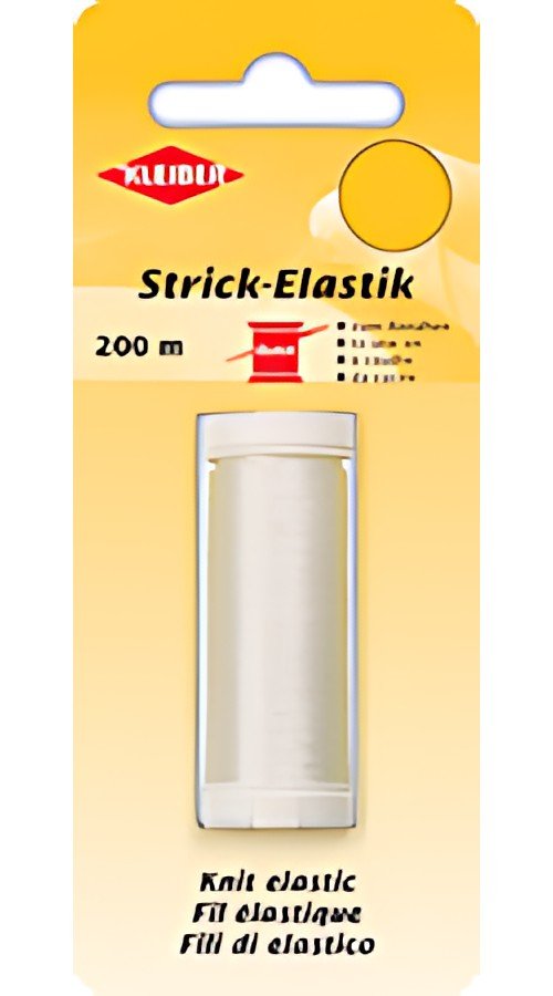 KLEIBER Fil élastique, 200 m, transparent