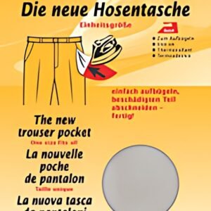 KLEIBER Poche de remplacement de pantalon, gris clair