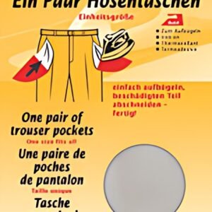 KLEIBER Poche de remplacement de pantalon, paire, noir