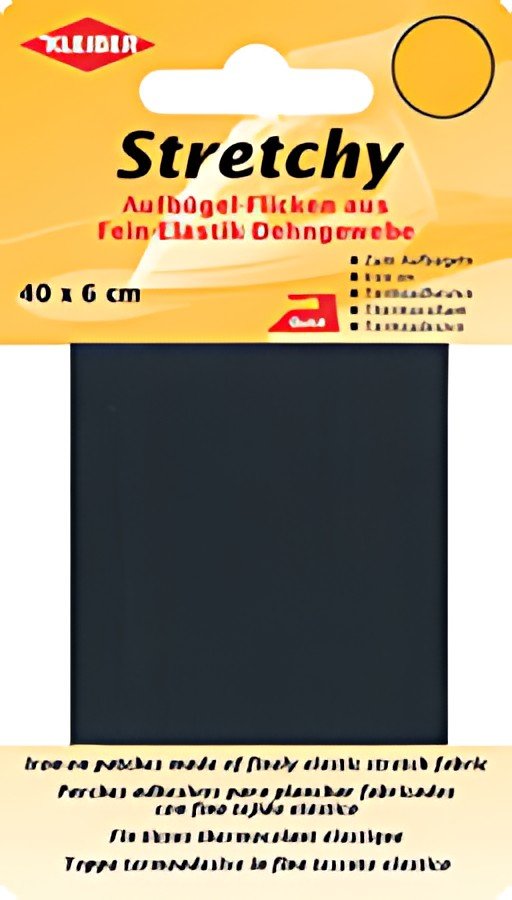 KLEIBER Patch thermocollant élastique, 400 x 60 mm, bleu