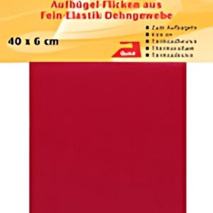 KLEIBER Patch thermocollant élastique, 400 x 60 mm, rouge