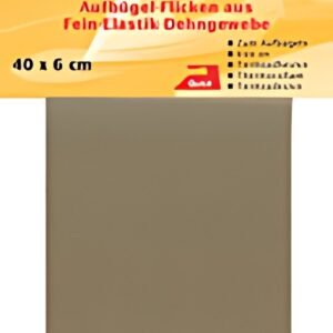 KLEIBER Patch thermocollant élastique, 400 x 60 mm, beige