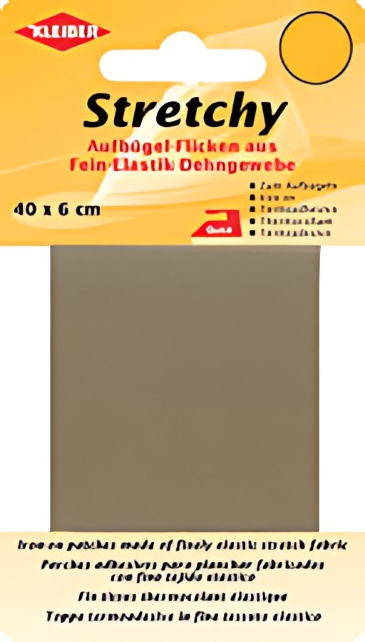 KLEIBER Patch thermocollant élastique, 400 x 60 mm, beige