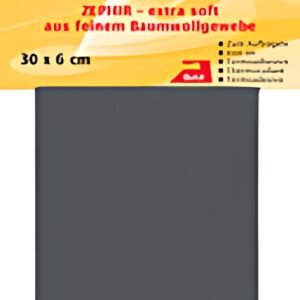 KLEIBER Patch thermocollant Zephir, 300 x 60 mm, gris foncé