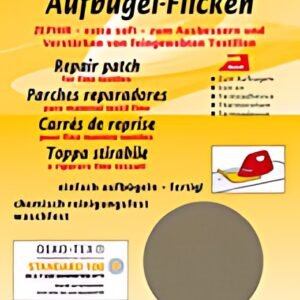 KLEIBER Patch thermocollant Zephir, 400 x 120 mm, gris clair