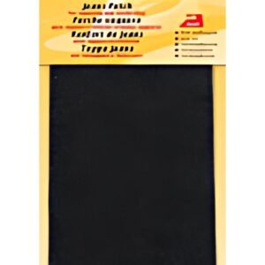 KLEIBER Patch thermocollant pour jeans, 170 x 150 mm, noir