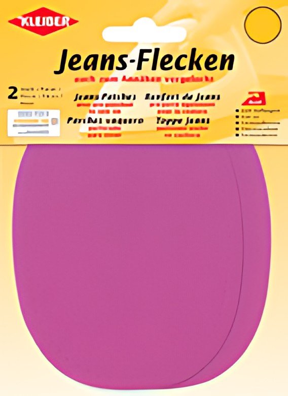 KLEIBER Patch thermocollant ovale pour jeans, rose