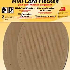 KLEIBER Mini patch thermocollant, fin velours côtelé, beige