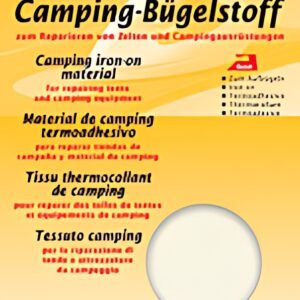 KLEIBER Tissu thermocollant de camping, rouge/blanc