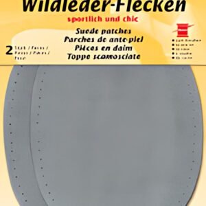 KLEIBER Patch à coudre en daim, 155 x 100 mm, brun foncé