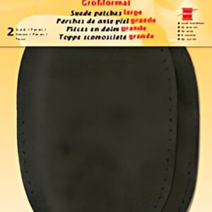 KLEIBER Patch à coudre en daim, 125 x 100 mm, beige