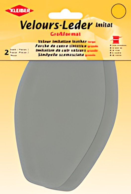 KLEIBER Patch imitation cuir velours, 185x95 mm, beige