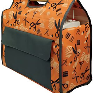 KLEIBER Sac pour machine à coudre, orange/gris
