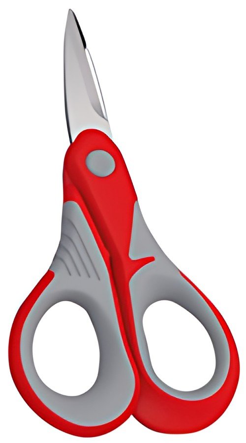 KLEIBER Ciseaux de broderie "Trend Line", gris/rouge
