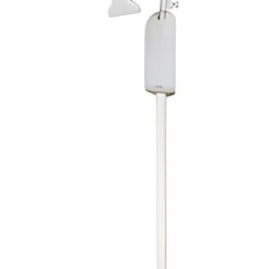 KLEIBER Lampe LED sur pied avec pince & loupe, blanc