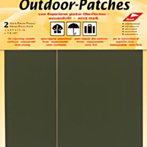 KLEIBER Patch d'extérieur, autocollant, 65 x 120 mm, olive