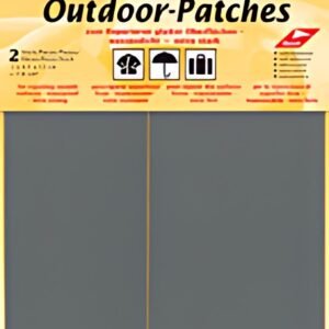 KLEIBER Patch d'extérieur, autocollant, 65 x 120 mm, gris