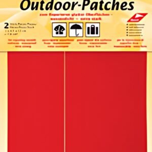 KLEIBER Patch d'extérieur, autocollant, 65 x 120 mm, rouge