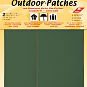 KLEIBER Patch d'extérieur, autocollant, 65 x 120 mm, kaki
