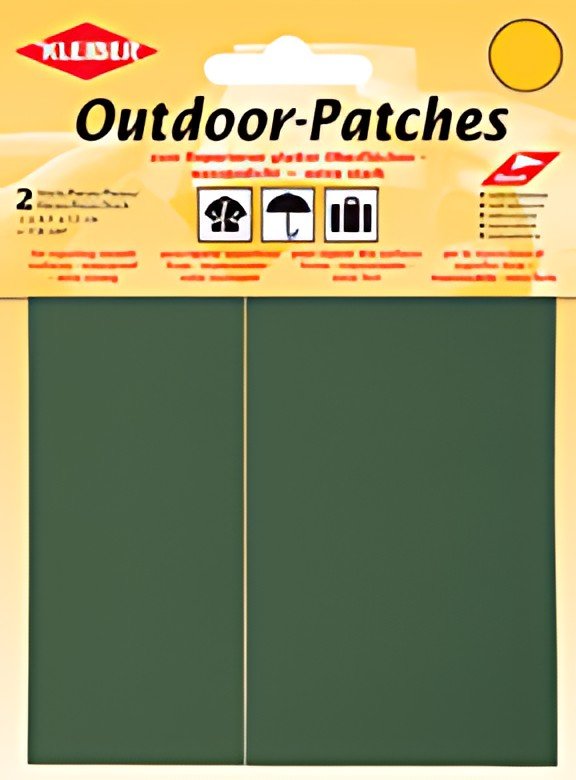 KLEIBER Patch d'extérieur, autocollant, 65 x 120 mm, kaki