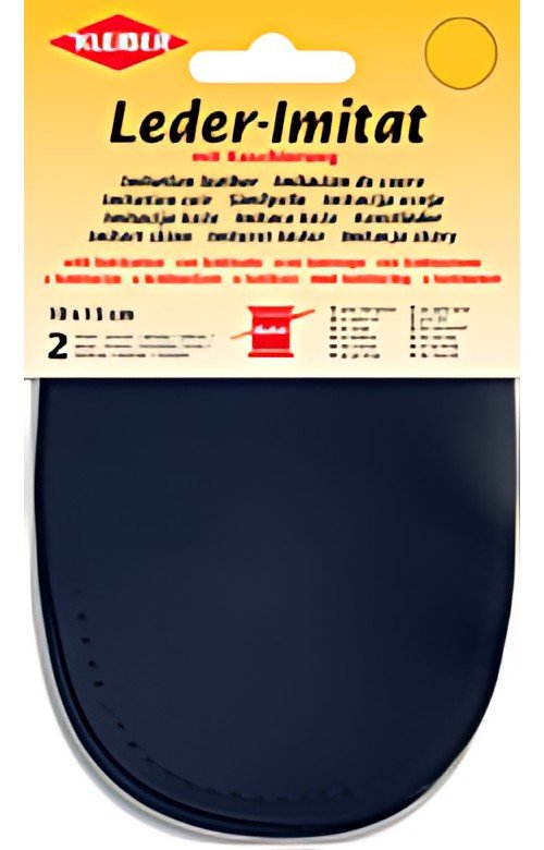 KLEIBER Patch imitation cuir avec doublure, marine