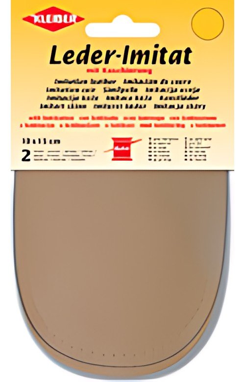 KLEIBER Patch imitation cuir avec doublure, beige