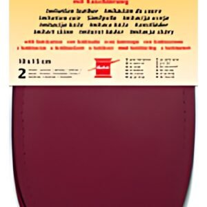 KLEIBER Patch imitation cuir avec doublure, bordeaux