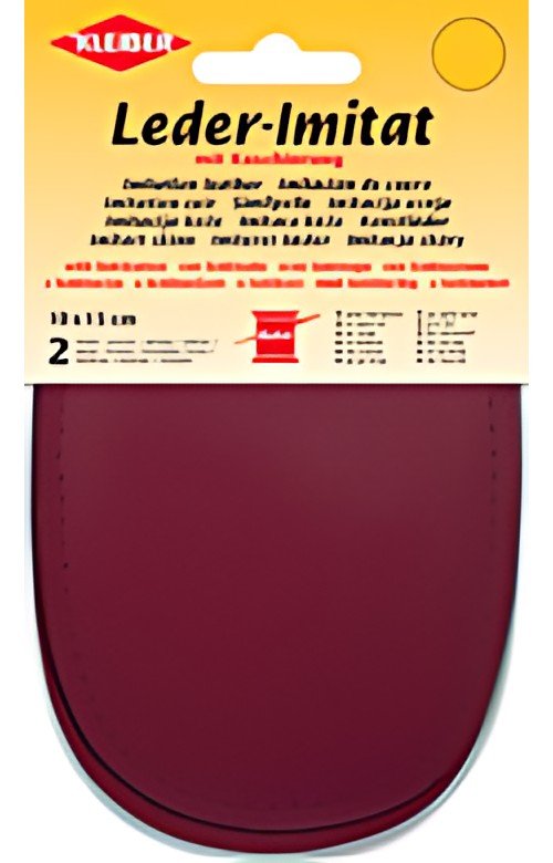 KLEIBER Patch imitation cuir avec doublure, bordeaux