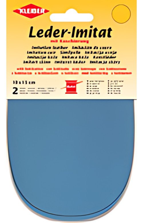 KLEIBER Patch imitation cuir avec doublure, bleu