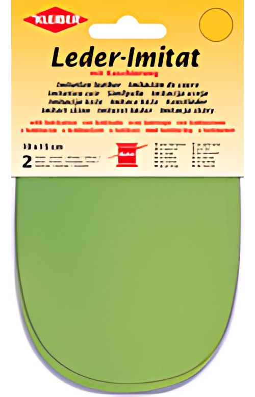 KLEIBER Patch imitation cuir avec doublure, citron vert